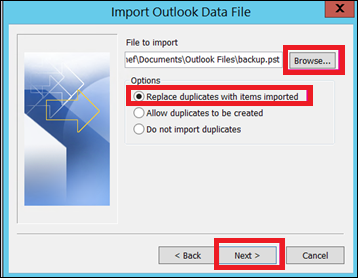 8: Move Data to Outlook