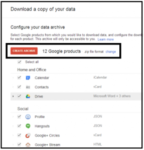 Process to Import Google Takeout to Gmail