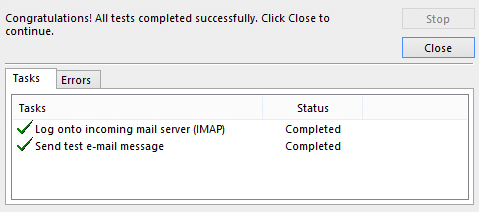 IMAP Account Configuration