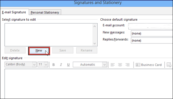how to add an email signature in Outlook 2003