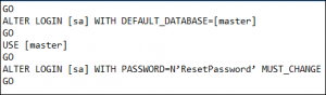 SQL Server Password – How to Reset Forgotten Password Manually image.