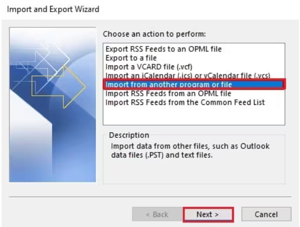 tarnsfer the data to google to migrate Outlook pst to gmail