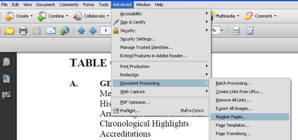 adobe number pages adobe number pages
