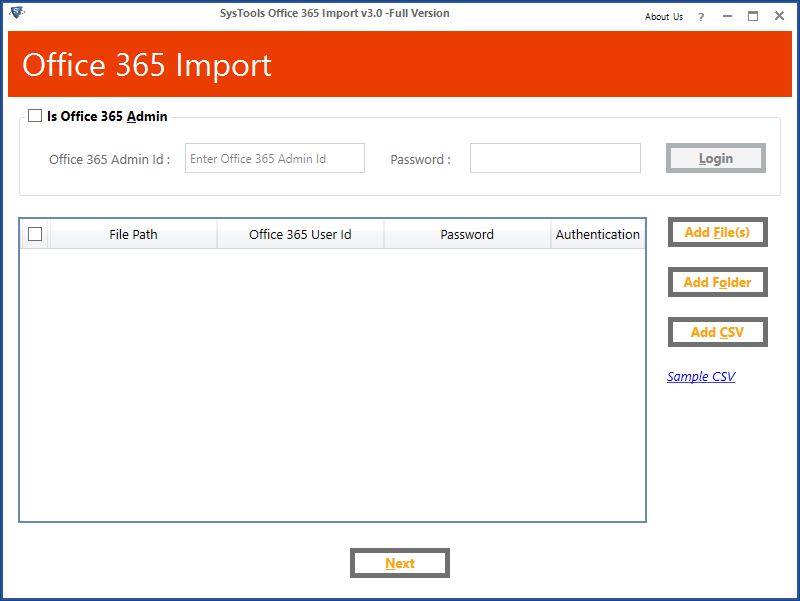 Step 1: Import PST File in Outlook Web Access Tool