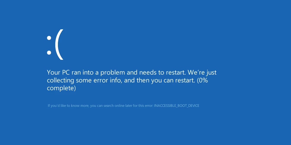 BSOD Error in Windows 8, 10