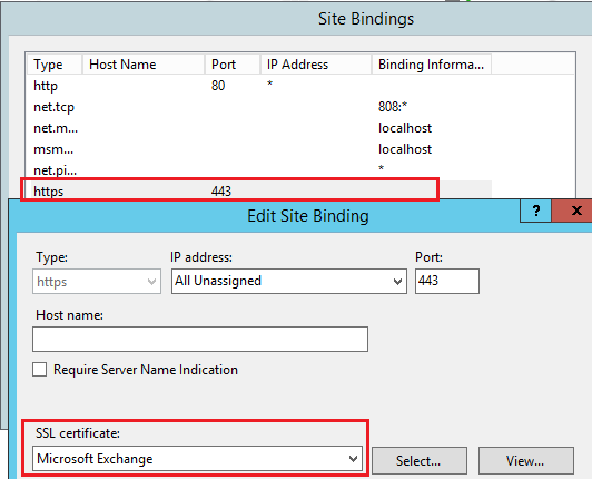 exchange server 2013 ecp http error 503