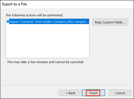 import outlook contacts to android
