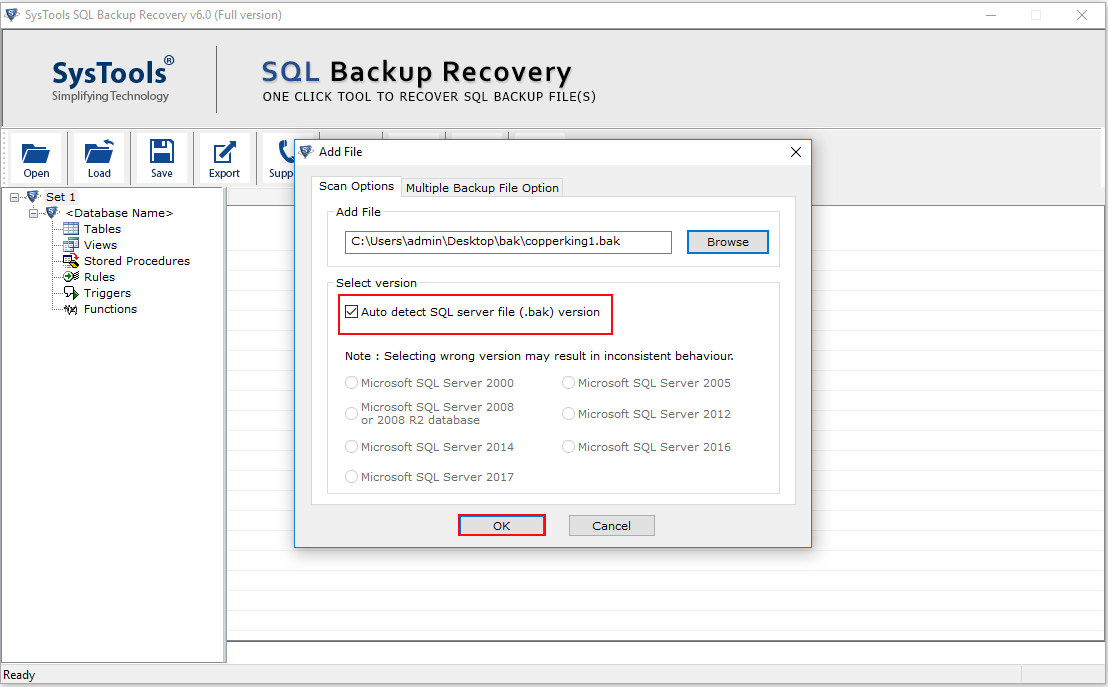 auto-detect-sql-server-bak-file-version