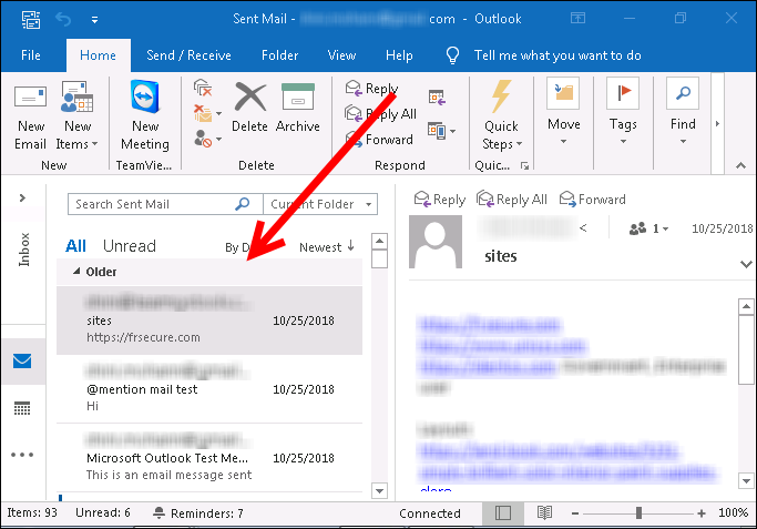 Read PST file in Outlook 2016