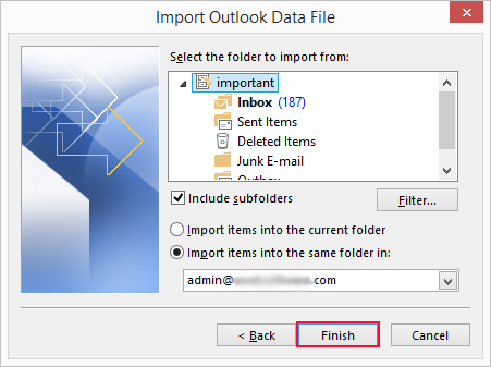 Include Subfolder option