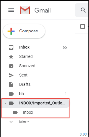 View Imported data