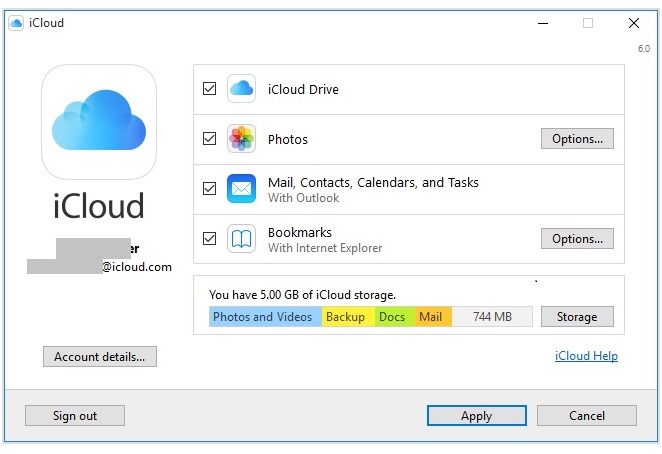 download windows icloud