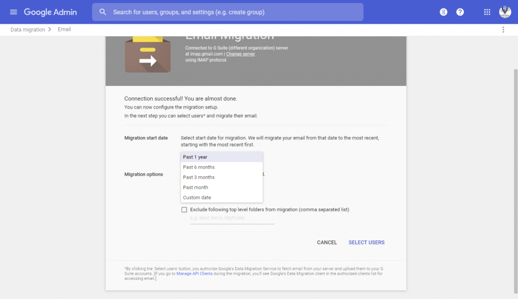 Account migration last call