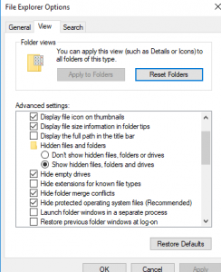how to see hidden files on external hard drive
