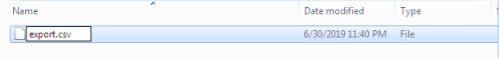 rename the file to set .csv extension