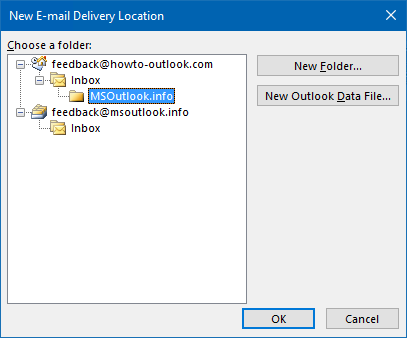 Merge Multiple Inboxes in Outlook