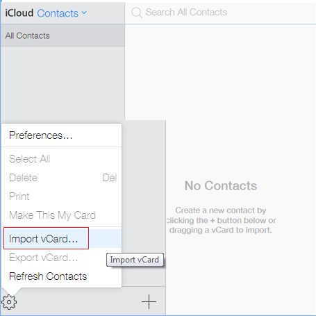 Upload Contacts from Excel to iPhone