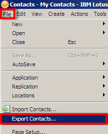 Navigate to the menu bar