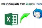 Import Contacts from Excel to Thunderbird
