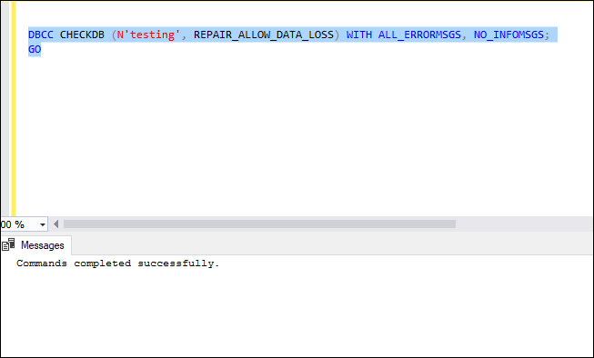 Recover Database from Suspect Mode in SQL Server