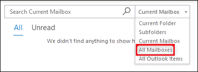 outlook view multiple inboxes at once