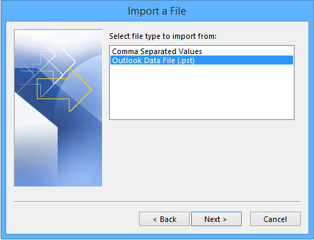 outlook data file