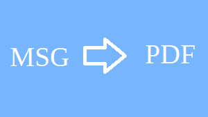 convert outlook messages into pdf