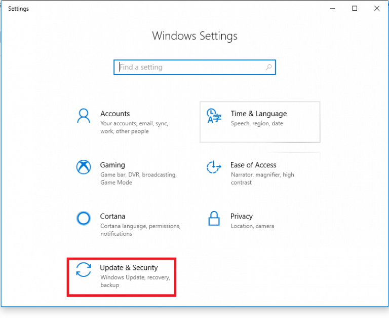 Settings to Fix Windows Update Error 0x8024002e