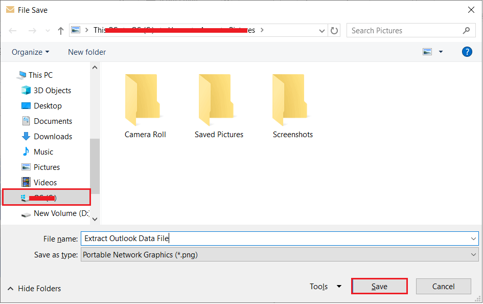Extract Images from Outlook Email