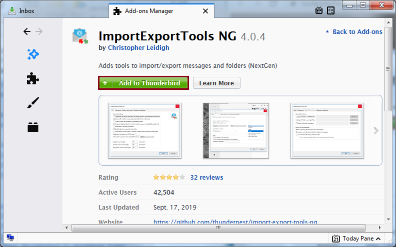 add-on install