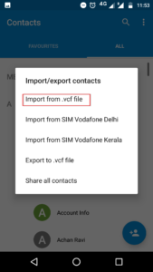 import VCF File