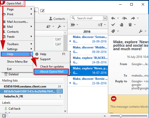 opera mail client field created format