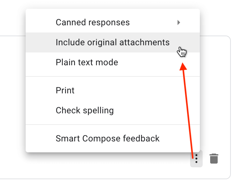 Gmail not Opening Attachments when Replying or Forwarding Email