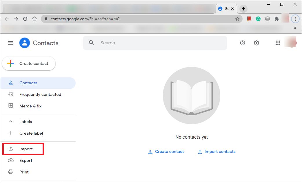 export iPhone contacts to Gmail