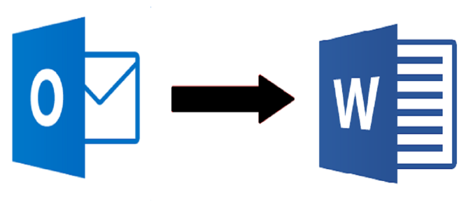 create word document from outlook emails