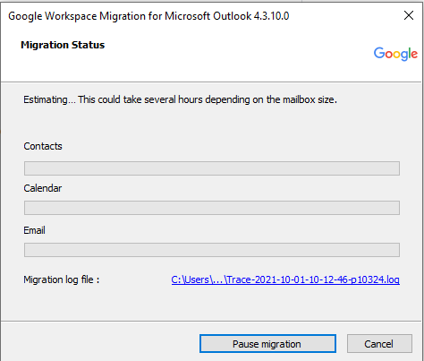 outlook to gmail migration process