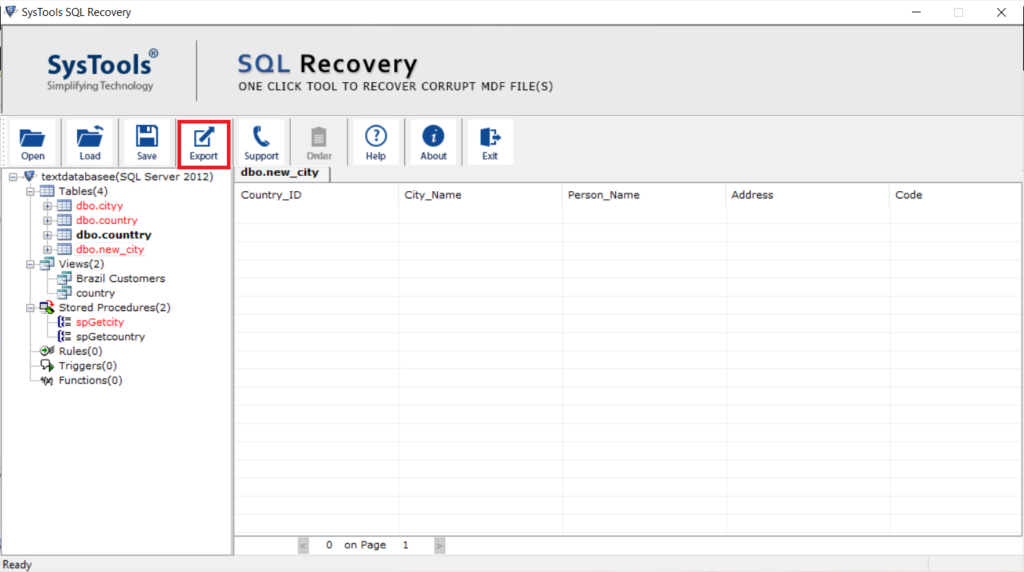 Recover Deleted Records