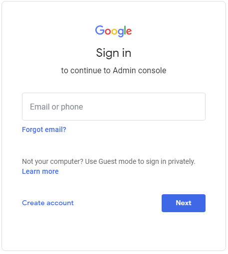 google workspace export email