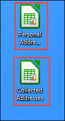 extract email address from thunderbird