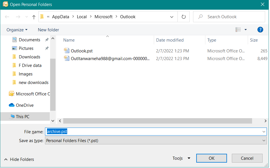  Manage Outlook Mailbox Size