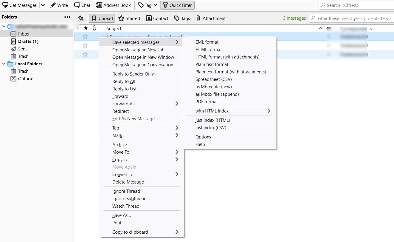 Print MBOX Files