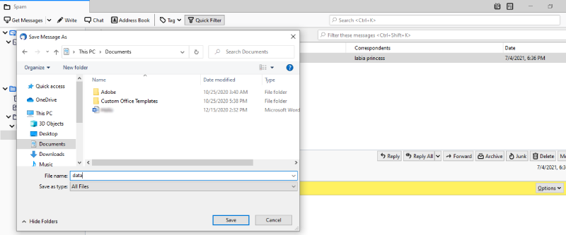 how to extract emails from mbox file