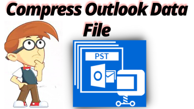 compress outlook data file