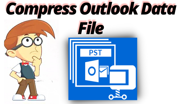 compress outlook data file
