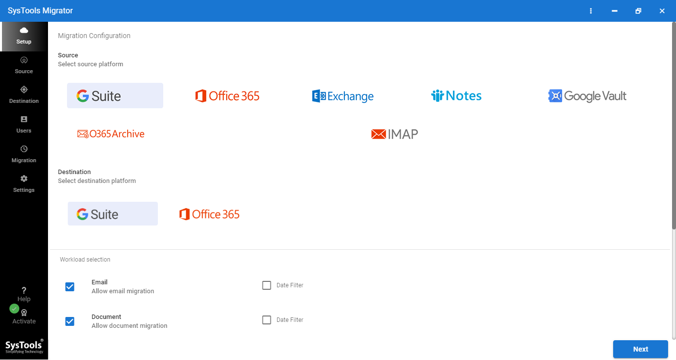 select rackspace and office 365