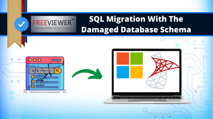 SQL migration with damaged database schema