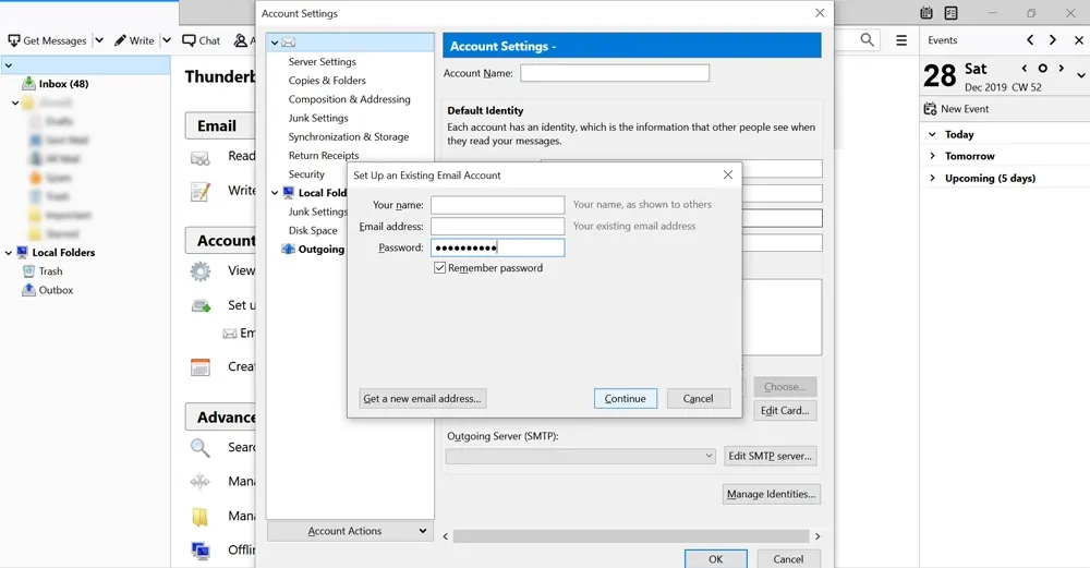 import emails from thunderbird to outlook