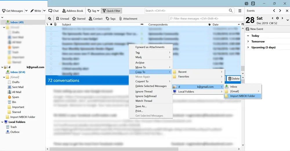 migrate thunderbird to outlook