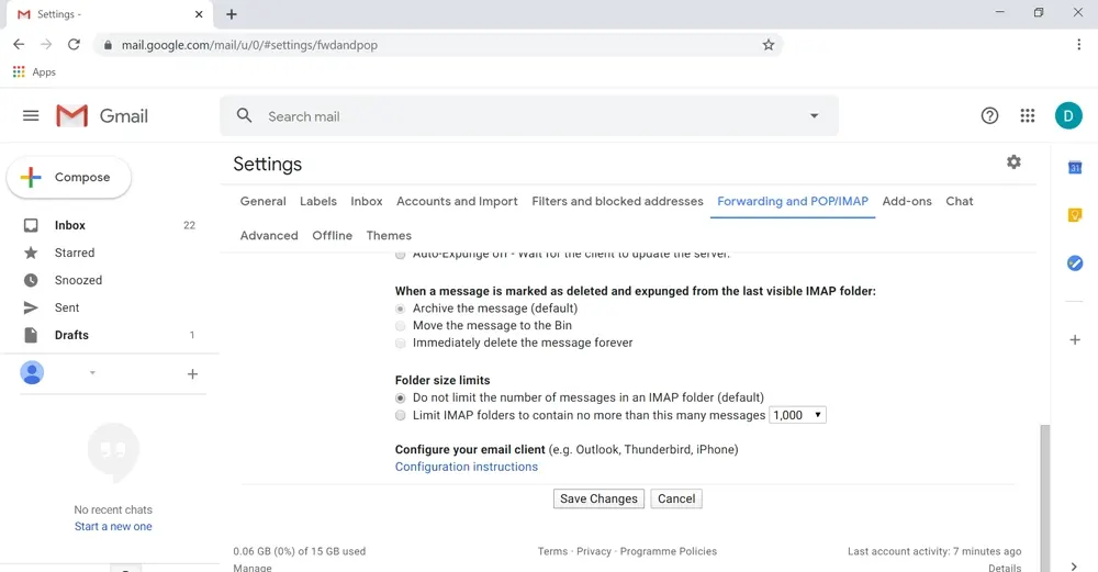 import thunderbird to outlook