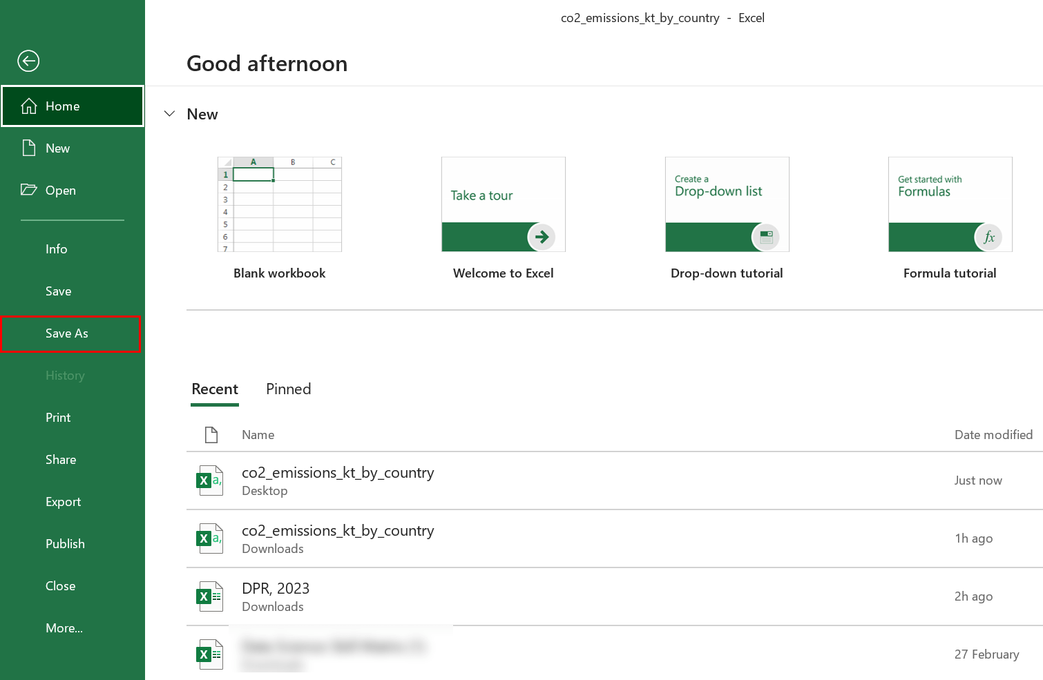 How to export Excel to CSV 